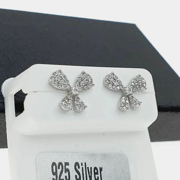 925 sterling silver luxury CZ earrings for women/girls, Best RJUS2141 - Picture 2 of 11